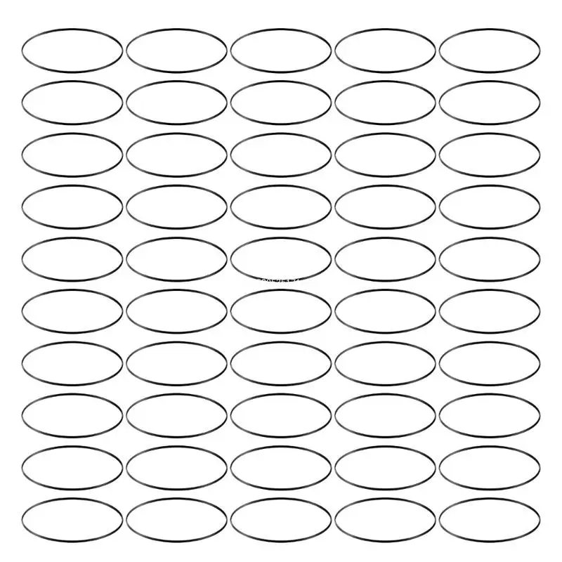 Сменные резиновые ремни для рекордера шириной 5 мм магнитофонов и рекордеров 50 шт