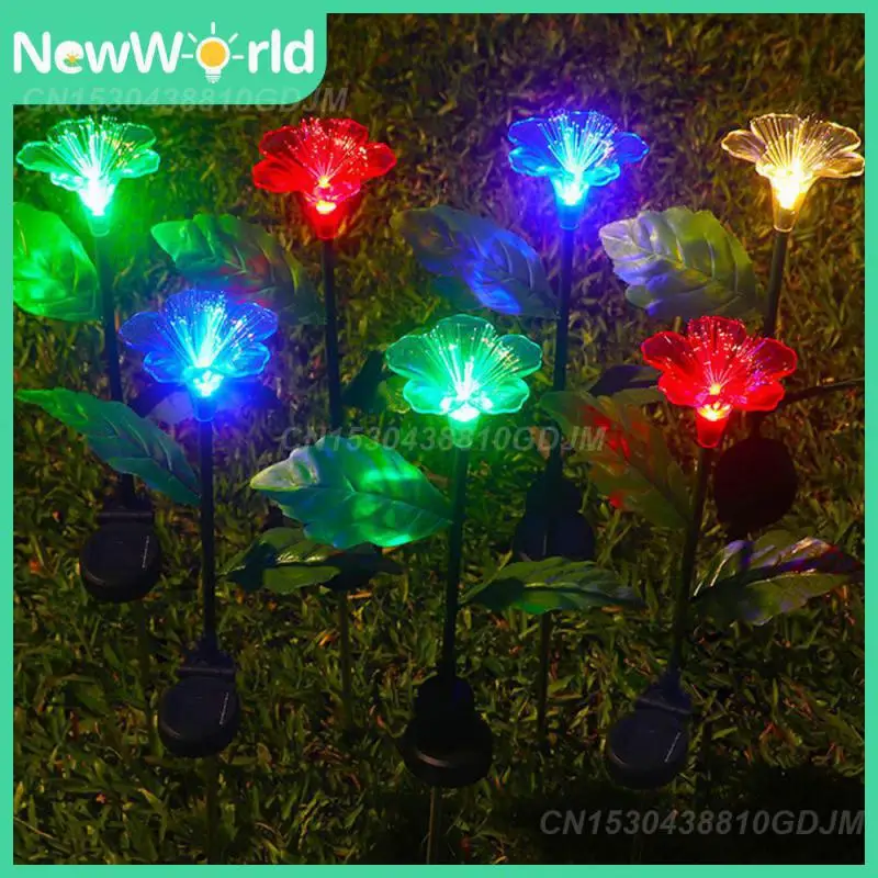 

Night Lamp Landscape Yard Lawn Outdoor Light 10.5x12 Cm Transparent Warm Light Blue/green/red Garden Lights Solar Light Led