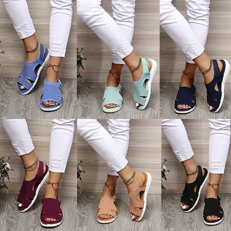 

Women Sandals 2022 New Summer Shoes Women Plus Size Heels Zapatos Mujer Beach Casual Shoes Female Summer Footwear Wedges Shoes