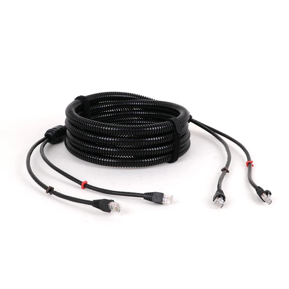 Cat5/Cat6 UTP 2 RJ45 к разъем из цинкового сплава Удлинительный кабель Ethernet для сцены с