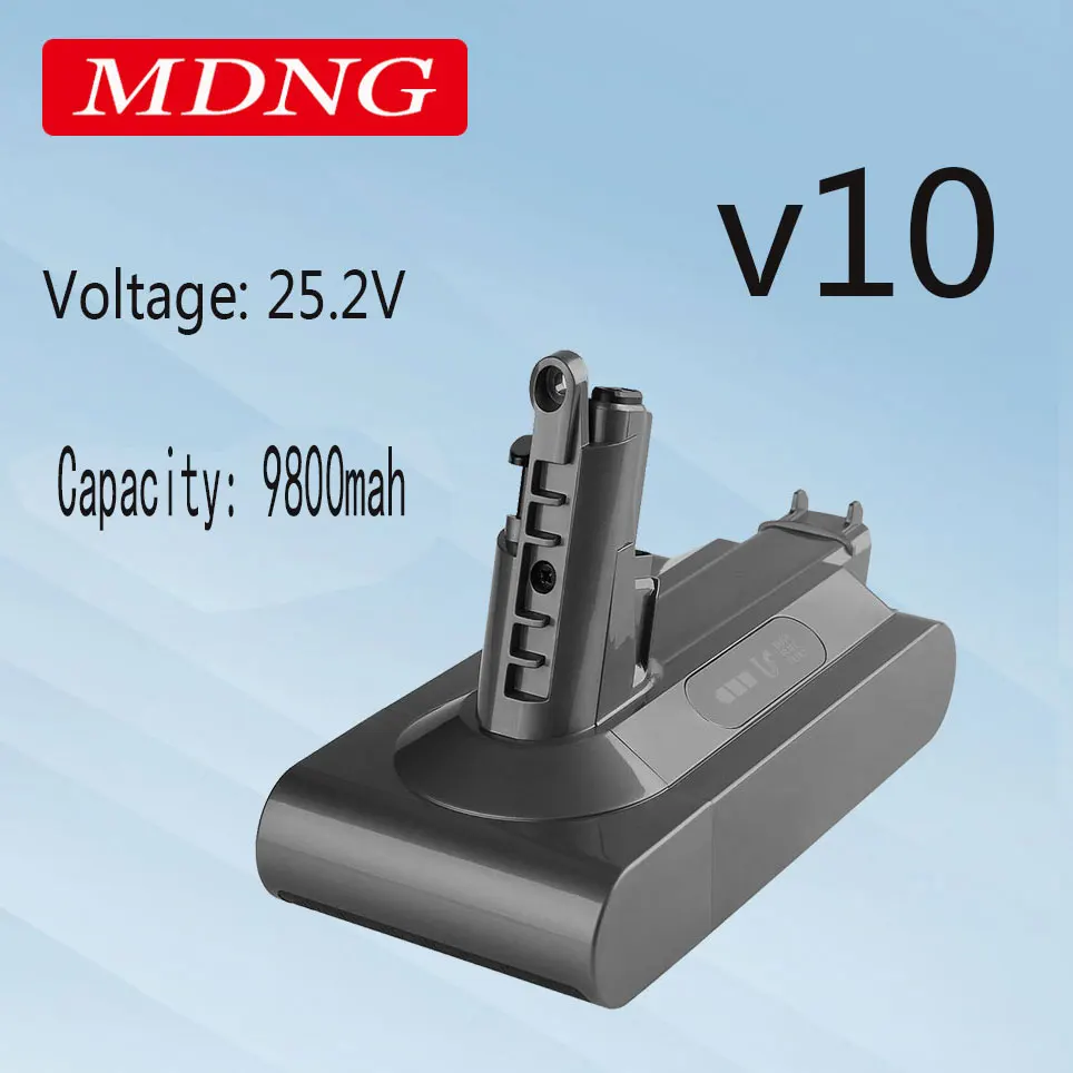 

For Dyson V10 Battery 25.2V 9800MAH SV12 V10 Fluffy V10 Animal Absolute M Otorhead Reminder Replace Lithium Battery