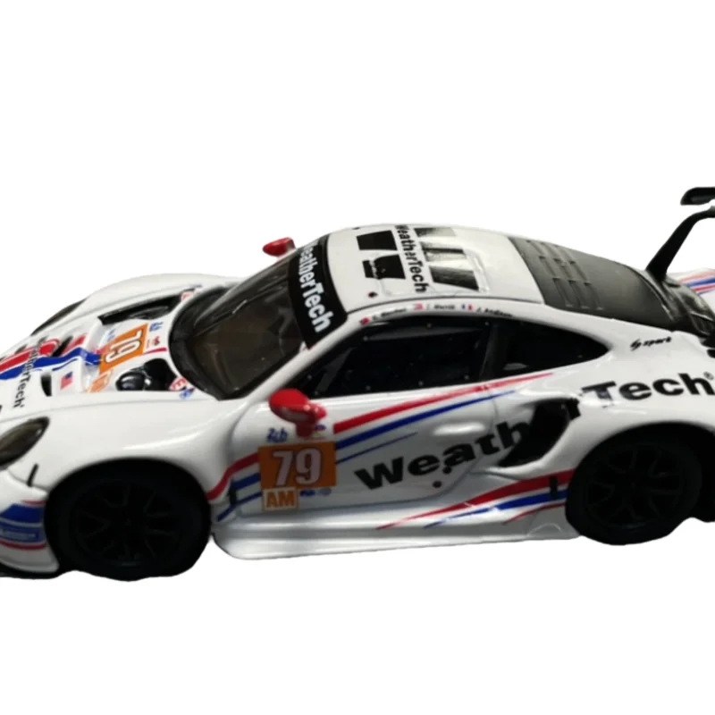Модель из сплава под давлением Porsche SPARK 1/64 для Le Mans 2022 Race A детская коллекция