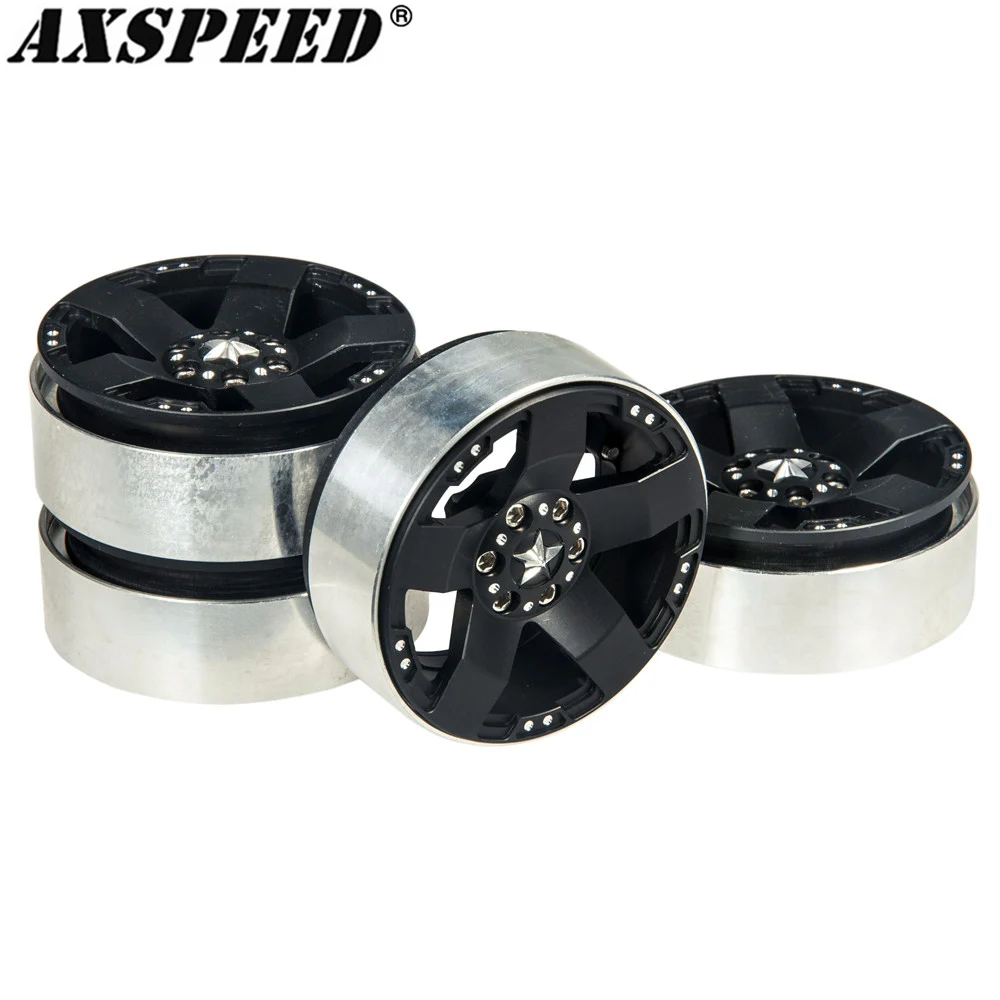 AXSPEED 2,2 ступицы обода колеса для 1/10 RC Rock Crawler Axial SCX10 Wraith D90 4WD 90034 TRX4 аксессуары