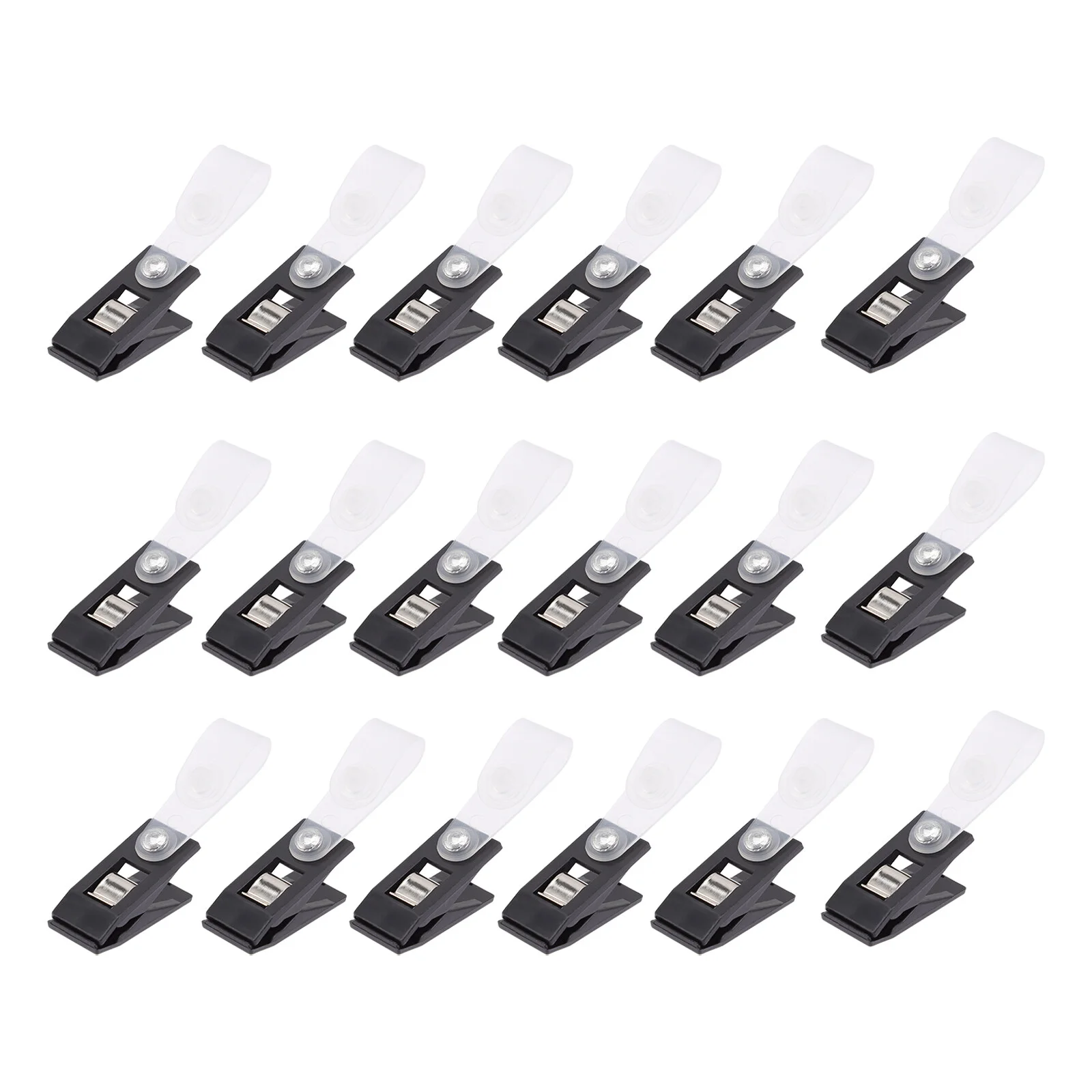 

20 PCS Garden Flag Clip Party Stopper Clips Bracket Accessories Outdoor Hardware Decorative Plastic Sign
