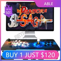 pandora saga 3d game console no wifi 4188 in 1 arcade pcb board hd video 160 3d games push joystick controller vga hdmi