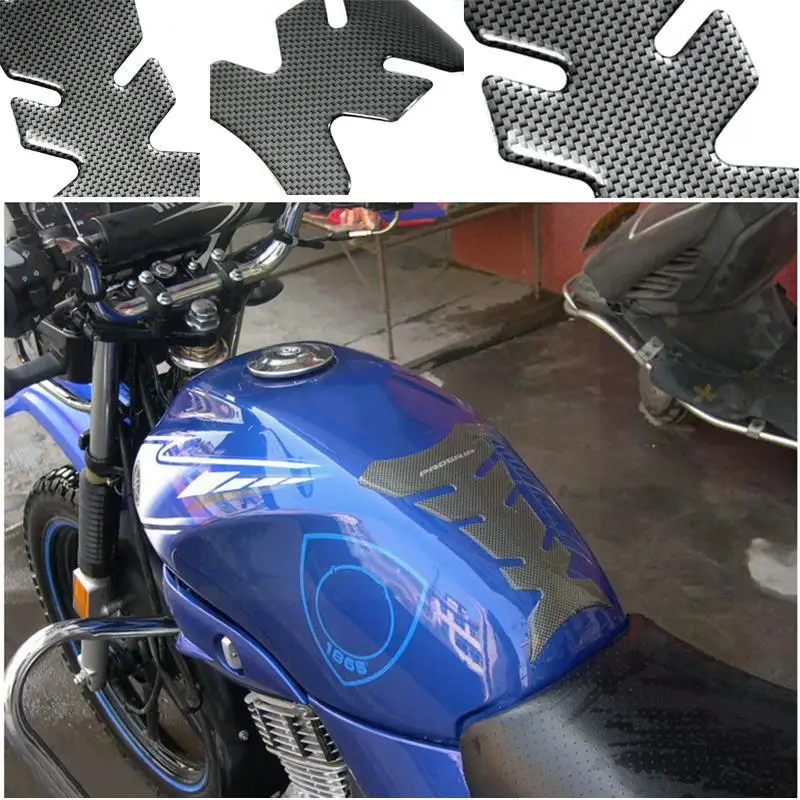 

3d Carbon Fiber Fishbone Stickers Car Motorcycle Pad Pad Protector For Motorcycle Universal Fishbone J7q5