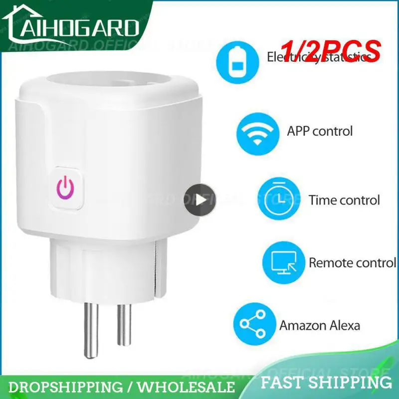 

1/2 шт., умный адаптер для розетки и монитора, 16 А