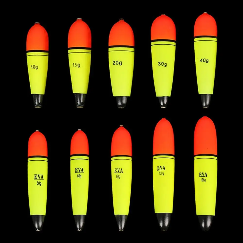 

Buoyancy Non Water-absorption Ball Boia Fishing Float Eva Tube Foam Slip Bobbers Oval Crappie Long Throw Flotador Bobber Tackle