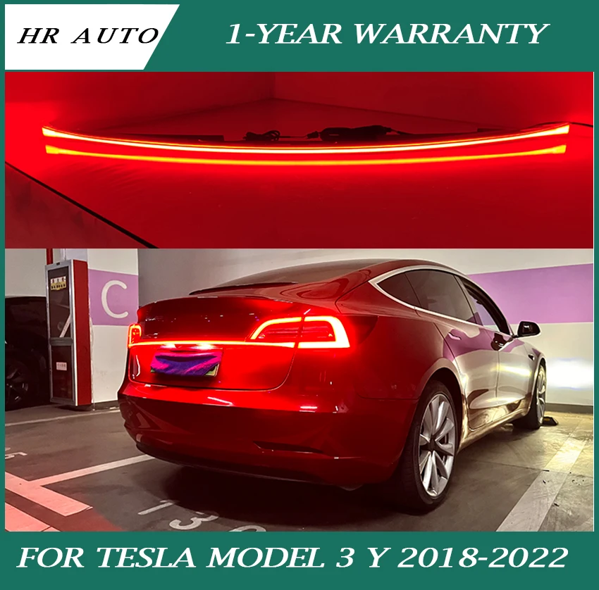 

Высококачественный задний фонарь, подходящий для Tesla Model 3, модель Y 2018-2022, задний фонарь