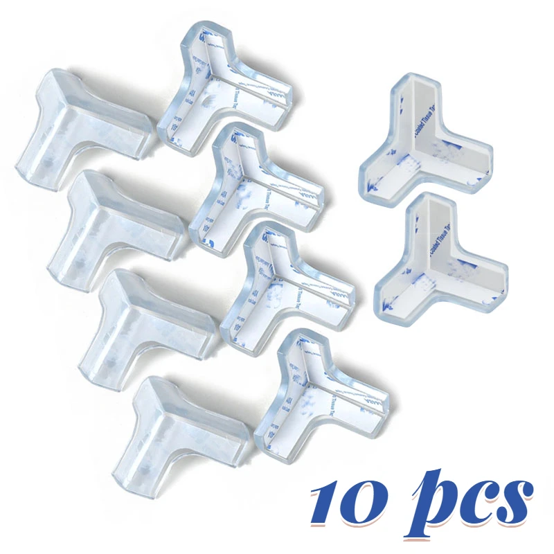 

10 шт., силиконовые накладки на углы стола для защиты от детей