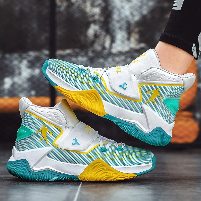 Fashion Colors Platform Brand Basketball Sneakers Men Breathable Mesh Sports Shoes Women Basketball Trainers Shoes bambas hombre