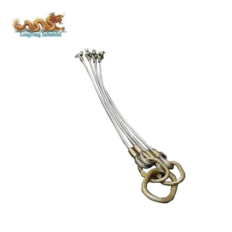 DNV 2.7-1 Стандартный контейнерный подъемник с пятью ножками стальной тросовый