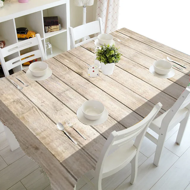 

Rectangle Satin White Tablecloth --JK45