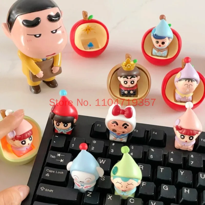 Фото Оригинальные аутентичные игрушки Maiwa Crayon Shin-Chan: Широкама, Виндман, Гном, Сказочная клавиатура 