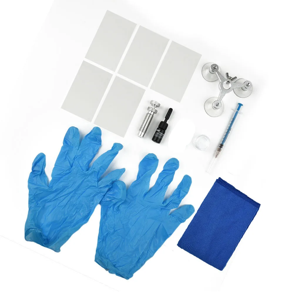

Cracked Glass Repair Kit Windshield Kits DIY Car Casement Tools Glass Scratch Practical Car Glass Repair Tool Kit