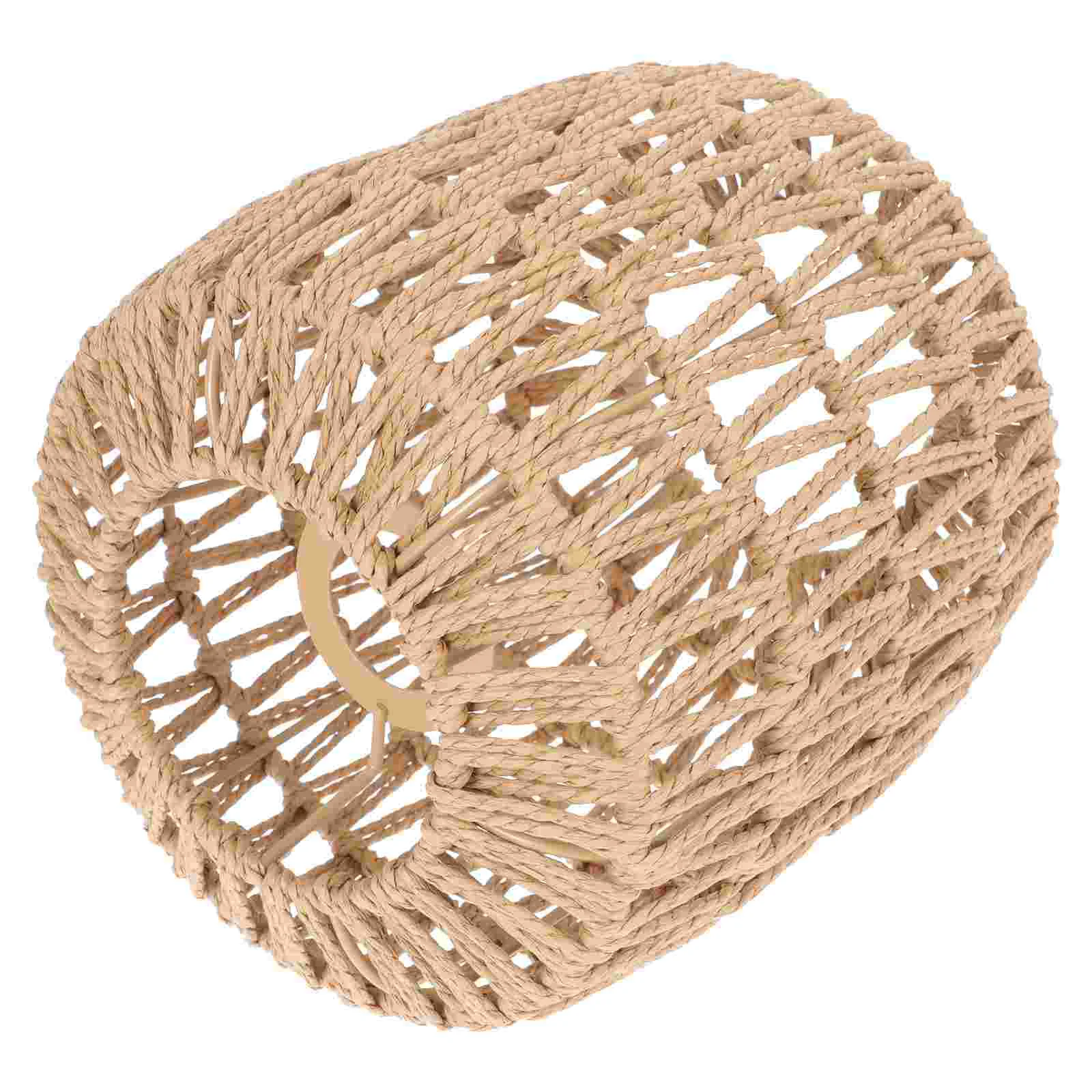 

1pc Vintage Lamp Shades Simulation Rattan Lampshade Woven Hanging Lamp Ceiling Lamp Lampshade
