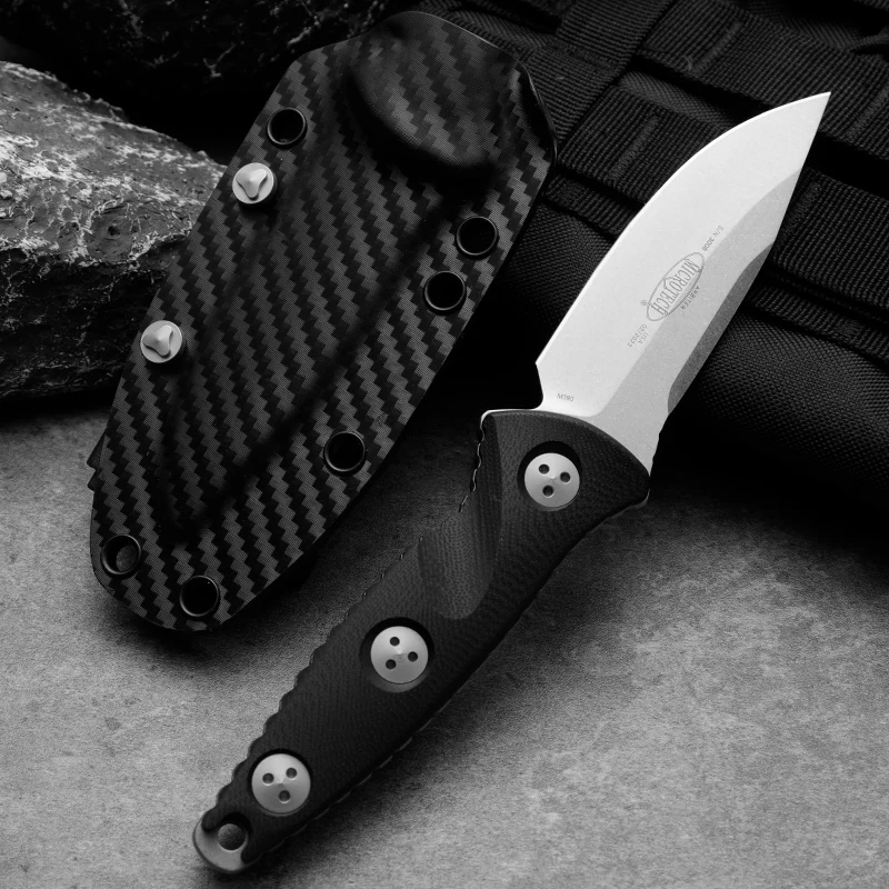 Нож для выживания M390 из порошковой стали с фиксированным клинком