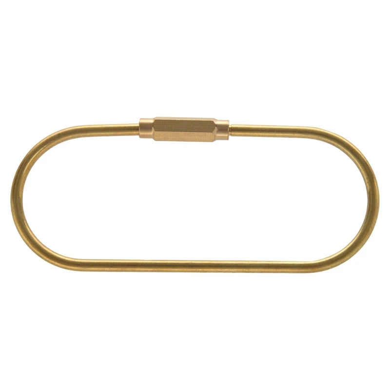 

Keychain With Lock D Key Chain Ins Golden Camping Carabiner Survival Camping Equipment Buckles Hooks Key Ring Accessories