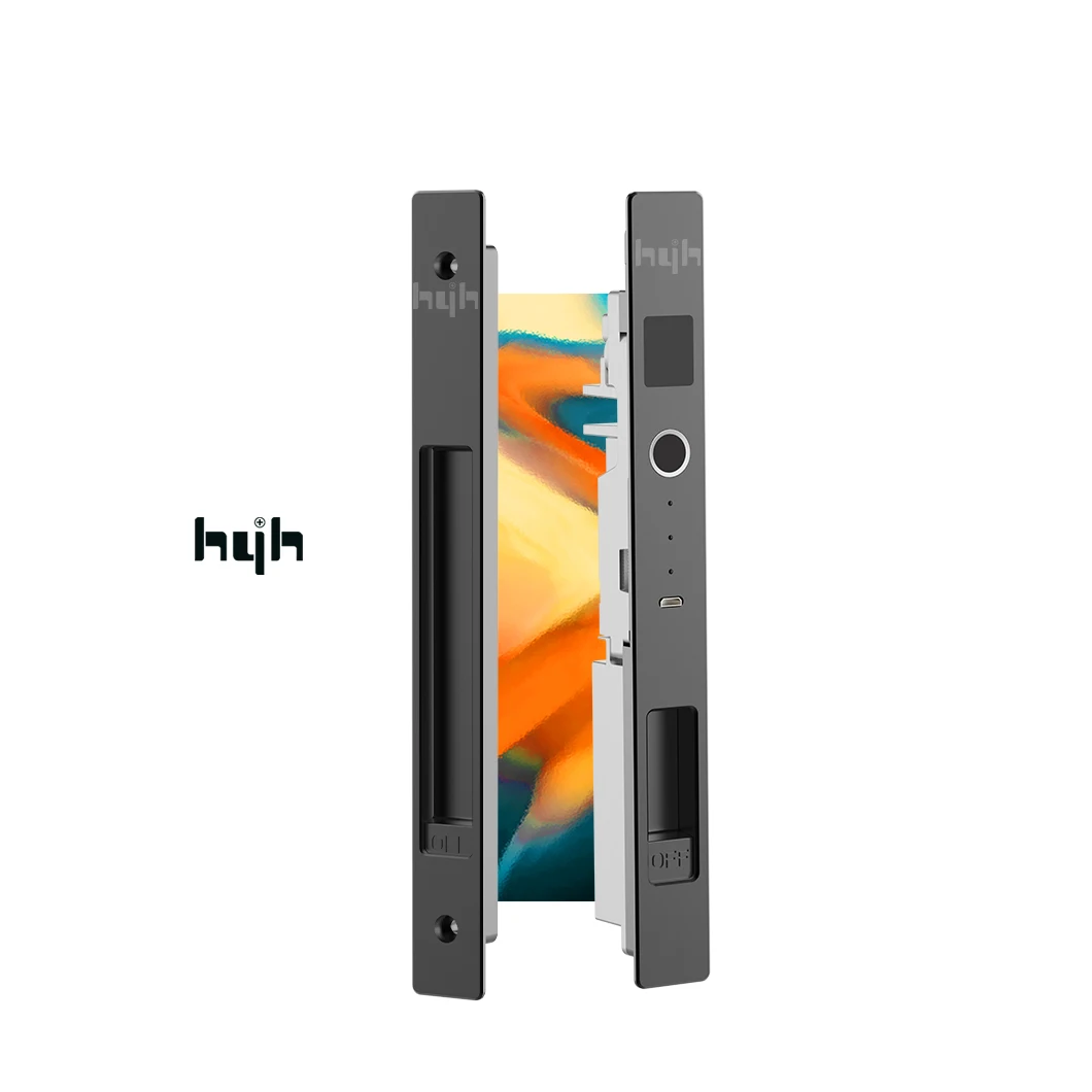 

hyh Hot Selling Aluminium Alloy Sliding Door Dummy Lock With Good Price For Aluminium or Wooden Door