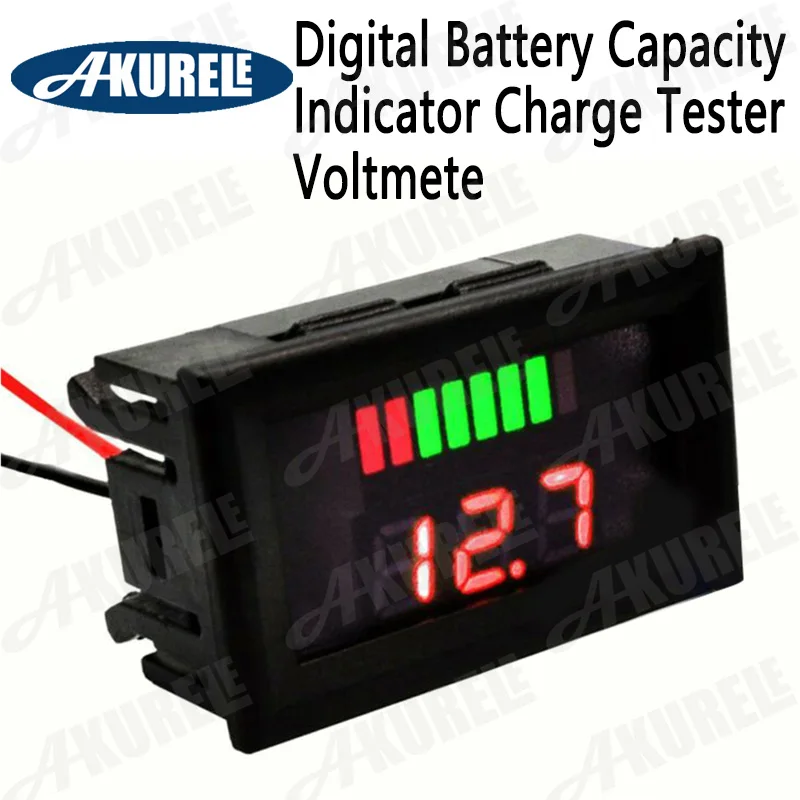 

Цифровой вольтметр, водонепроницаемый тестер заряда свинцово-кислотных аккумуляторов, 12-60 в, 72 в, 84 В постоянного тока