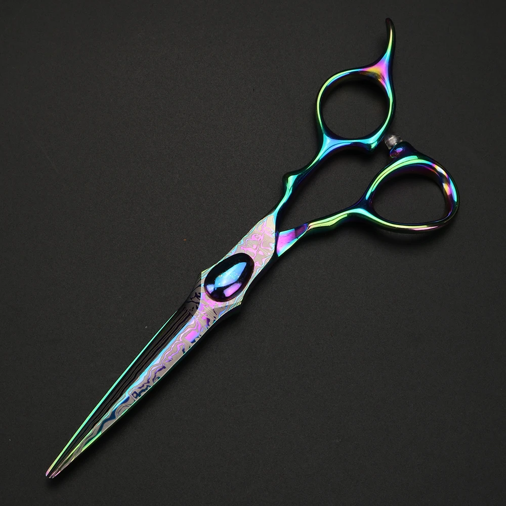 Красочные профессиональные ножницы для волос парикмахерские и филировочные