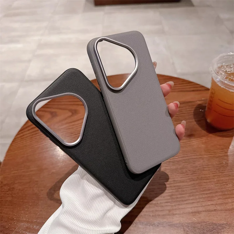 Цветной кожаный чехол для телефона Huawei Pura 70 Pro Plus с защитой от падения