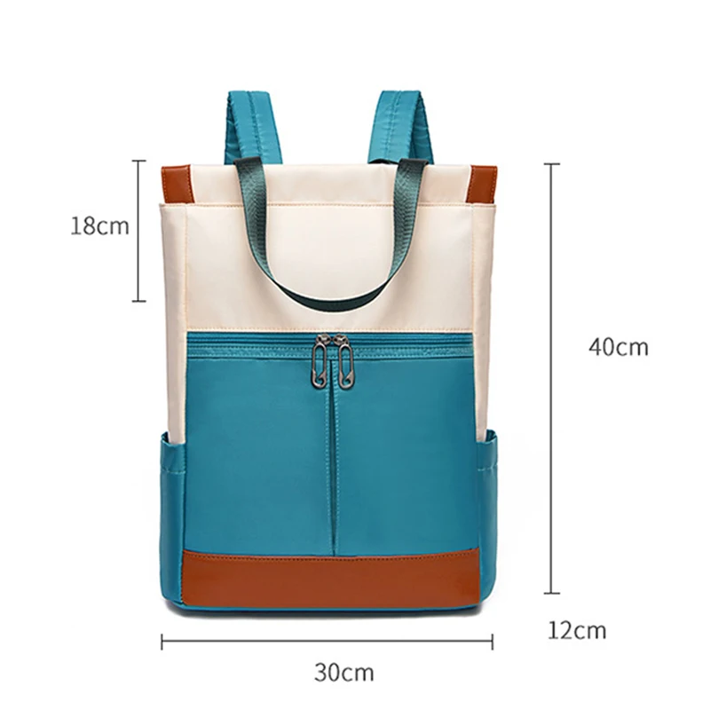 oxford waterproof womens stylish backpack large capacity shoulder bag teenagers female university backpacks black bags for lady free global shipping