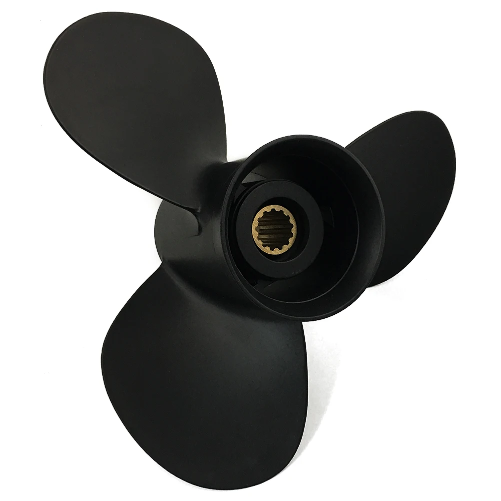 Boat Propeller 11.1x13 for Tohatsu 40HP-60HP 3 Blades Aluminum 13 Tooth RH OEM NO: 3T5B64527-1 11.1x13