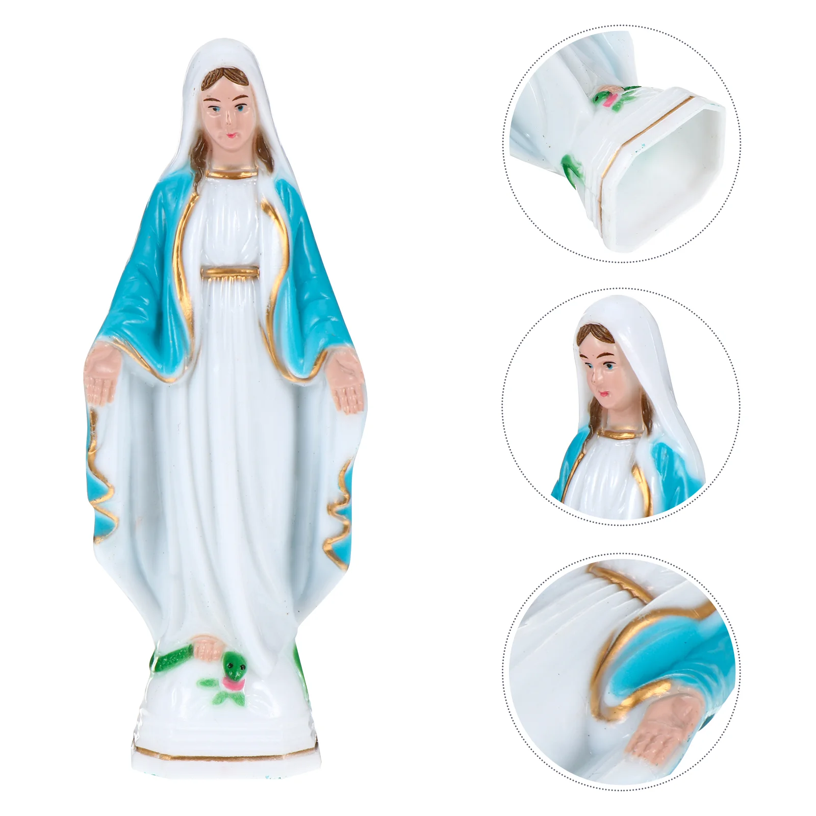 

Our Lady God Ornament Tabletop Adornment Church Desktop Vintage Decor Home Statuette Plastic Miss Outdoor Christmas Decorations