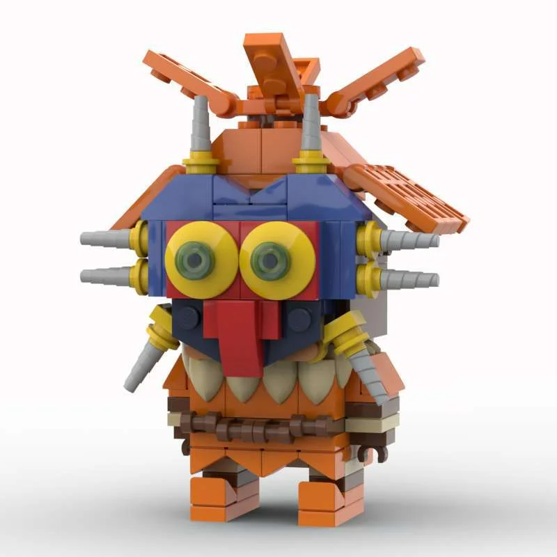 The Legend of Zelda: Majora's Mask characters MOC block toys Deku Link skull kid parts + electronic drawings free delivery gift