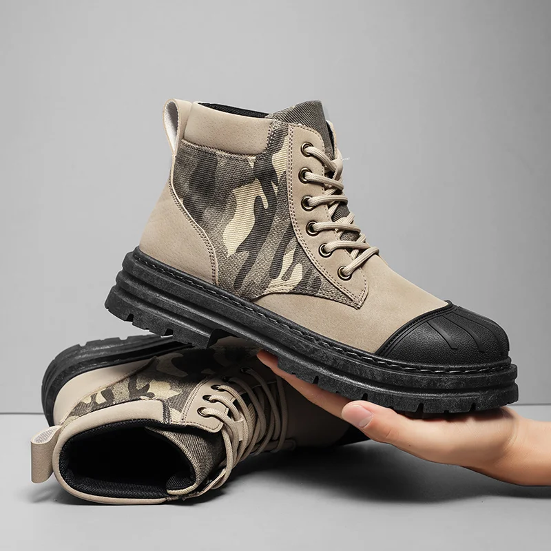 

Мужские ботинки, военные камуфляжные парусиновые ботинки, тактические ботинки специального назначения для пустыни, мужские ботинки, уличные кроссовки, обувь, ботильоны