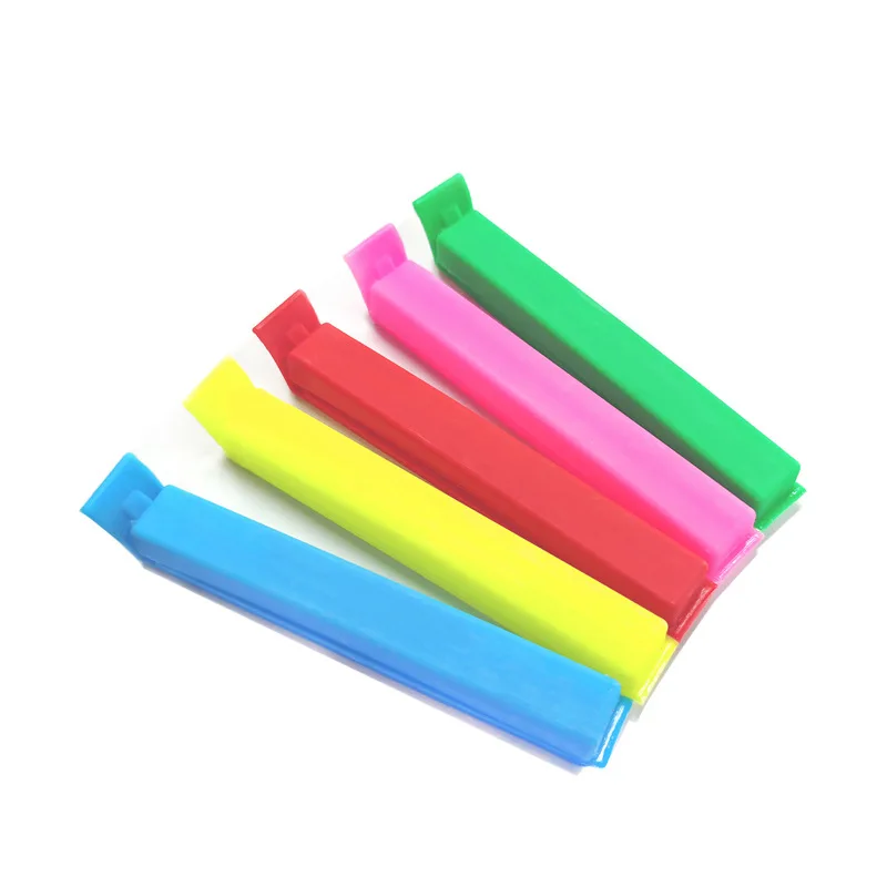 

5Pcs Portable New Kitchen Organizer Food Snack Seal Sealing Bag Clips Sealer Clamp Plastic Tools Cocina Accessories