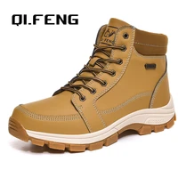 hot style men warm boots hiking winter outdoor walking shoes casual sport ankle boots climbing sneakers warm fur snow boot man