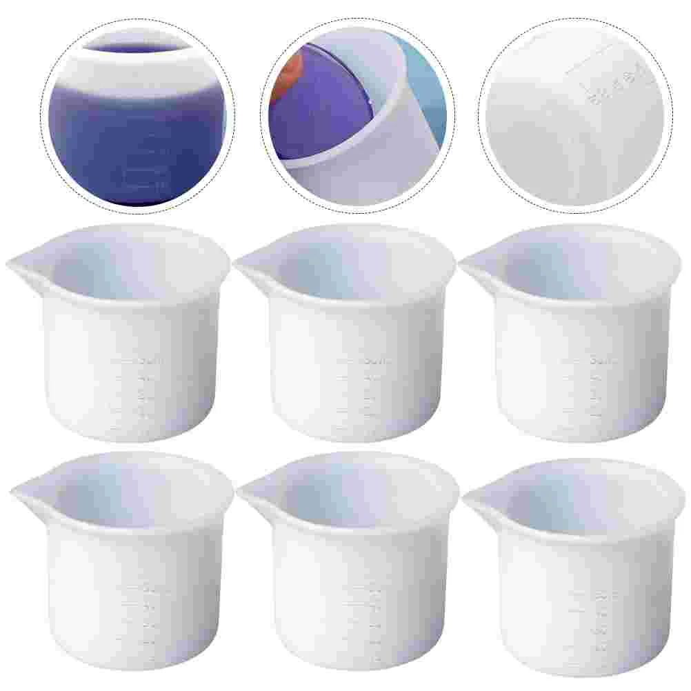 

50ml Silicone Measuring Cup Holder Resin Cups Epoxy Craft Making Tool Kit DIY Material