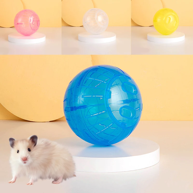

Hamster Running Ball Exercise Playing Ball Chinchilla Gerbil Rat Jogging Ball Hamster Cage Toys Guinea Pig Running Ball Supplie