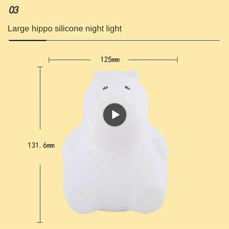 

Силиконовая лампа для спальни с дистанционным управлением, Usb 0,3-0,8 Вт