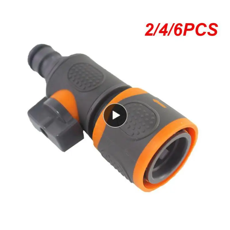 

2/4/6PCS Coated Shut Off Water Valves Agriculture Garden Watering Quick Coupling Thickened Quick-connect
