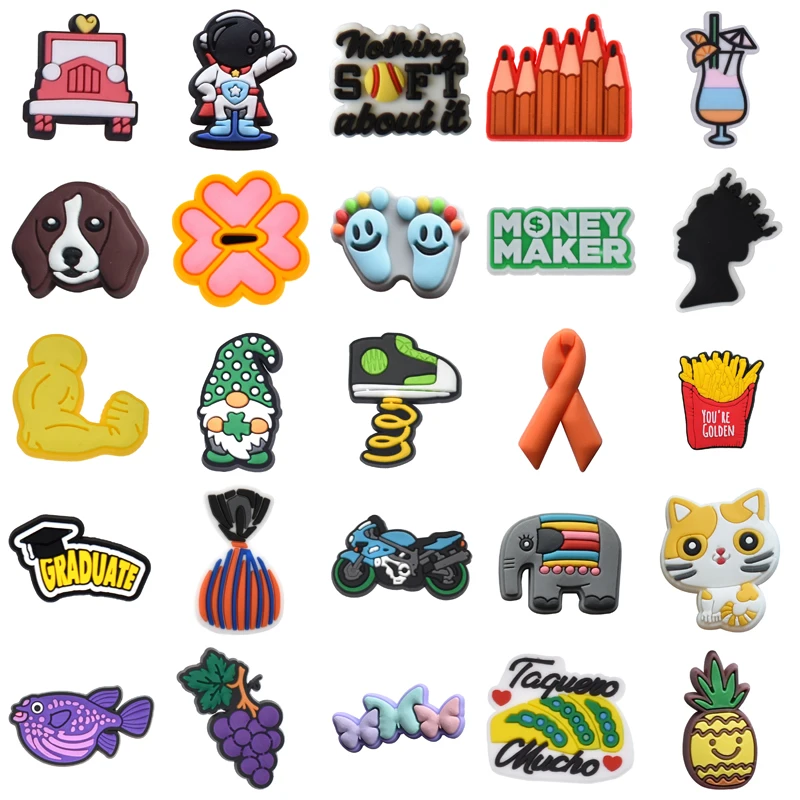 

Boy Para Pins Decorations for Crocs Shoe Charms Set Jeans Gifts Packs Wholesale Bulk Women Charm Kids Shoes Accessories Men Girl