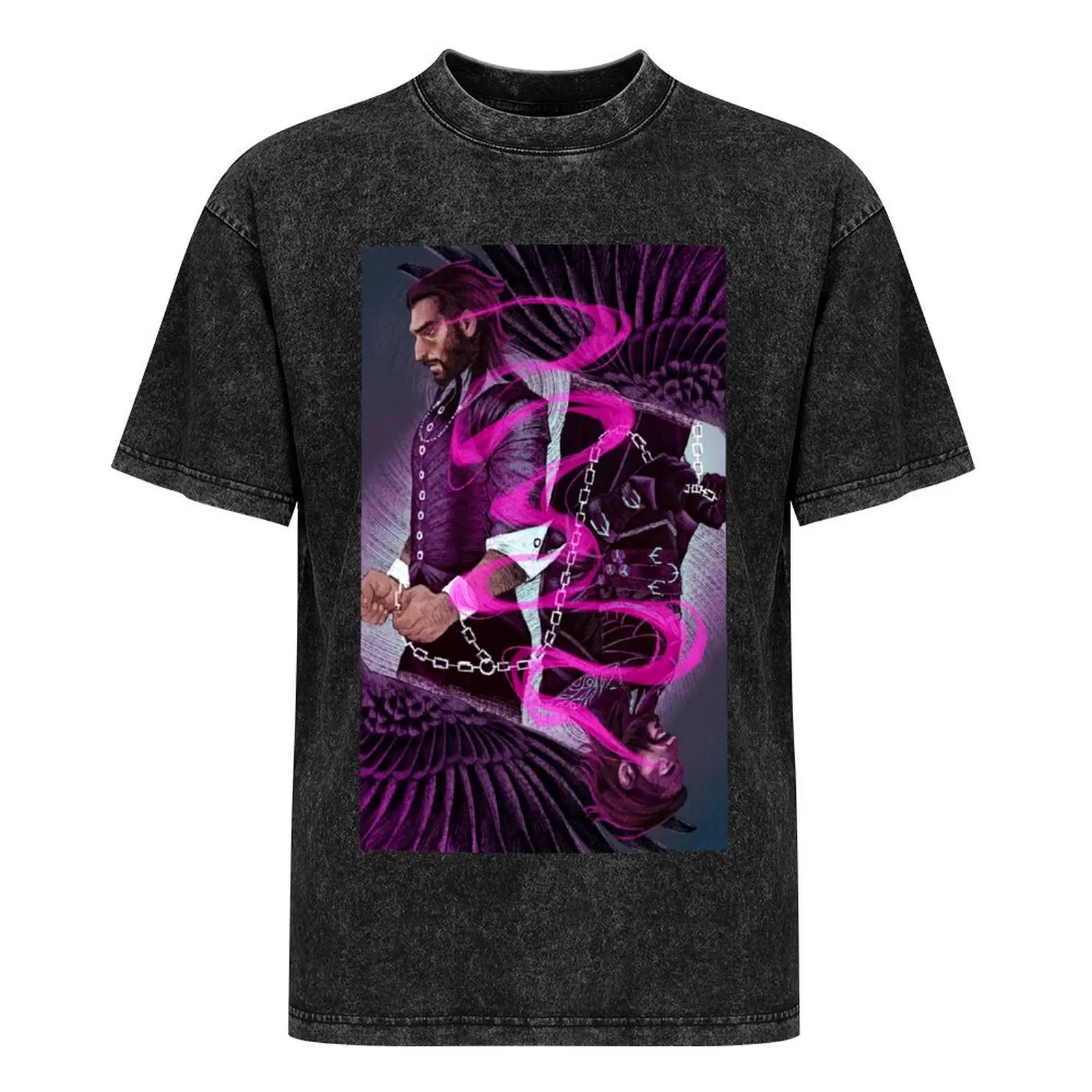 Dragon Age: Таро Veilguard - Veiltober day 4 Lucanis Футболки с рисунком модные рубашки спортивные