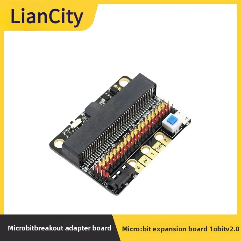 Фото Модуль расширения IOBIT V2.0 для micro:bit: плата-коннектор micro:bit Breakout Board
