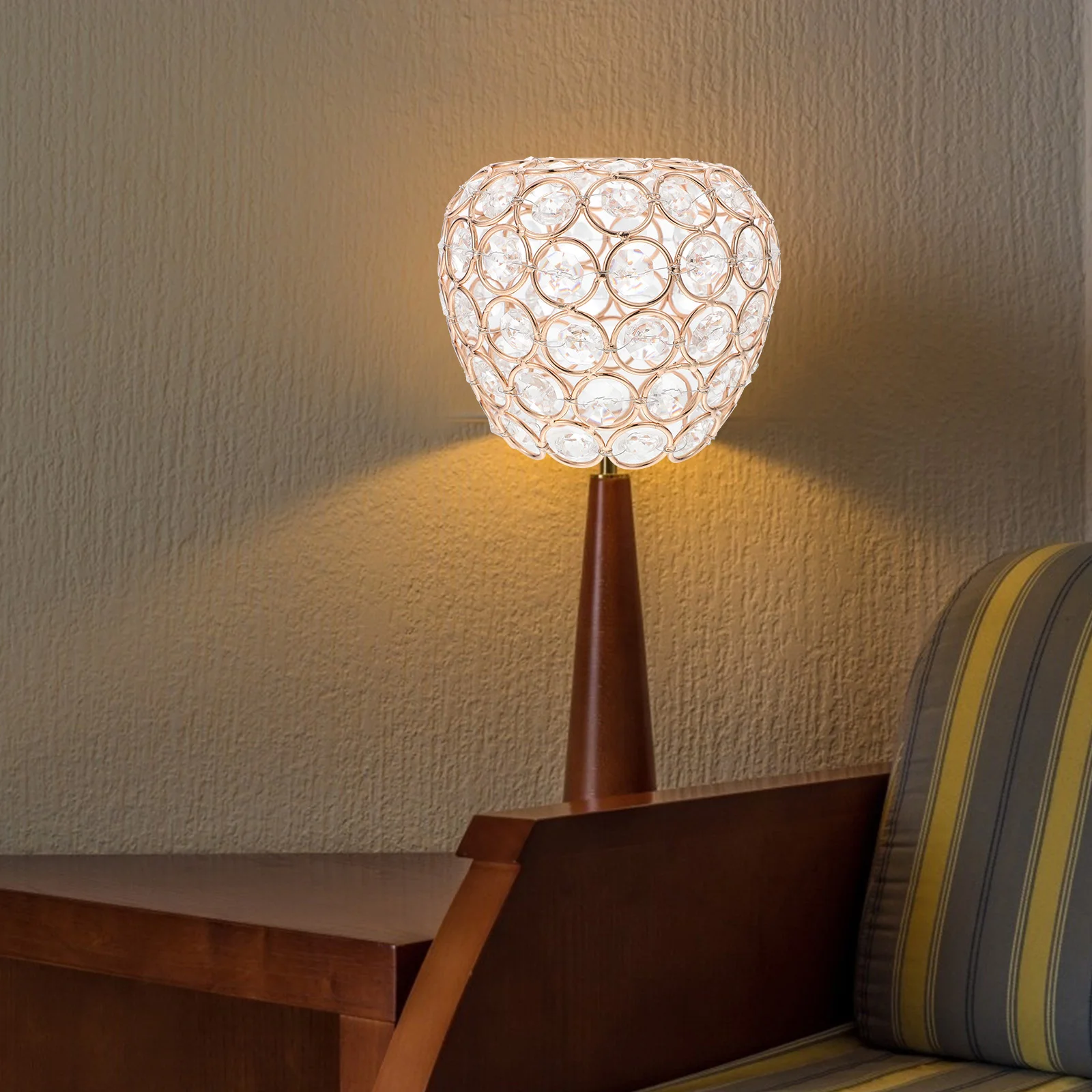 Хрустальный световой потолочный светильник люстра подвесная крышка золотой