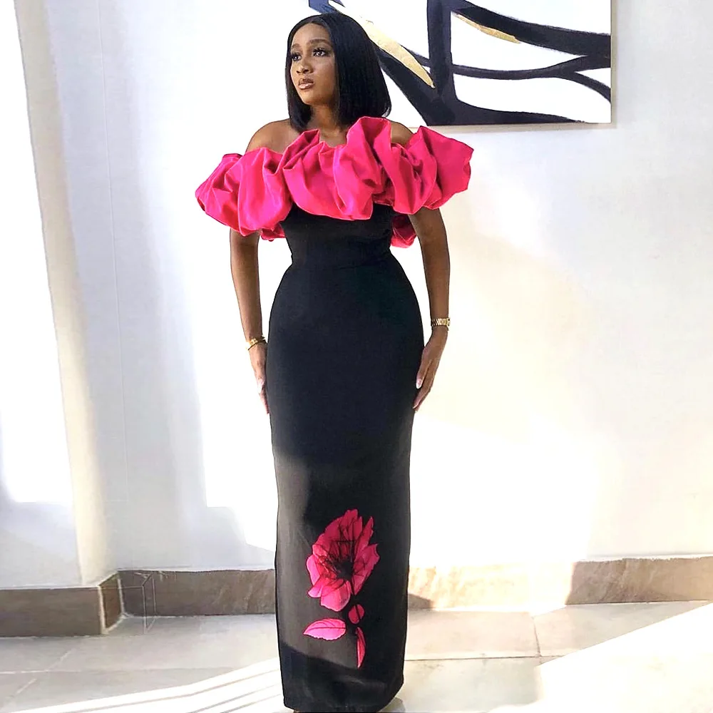 

Африканские платья для женщин, весна-лето, африканские женские длинные платья без рукавов из полиэстера с принтом, платье макси, африканская одежда