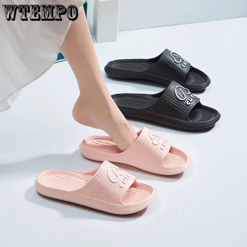 

Women Men Dog Print Slippers Soft Non-Slip Cute Home Slipper Lady Thick Bottom Platform Flats Shoes Summer Couples Beach Sandals
