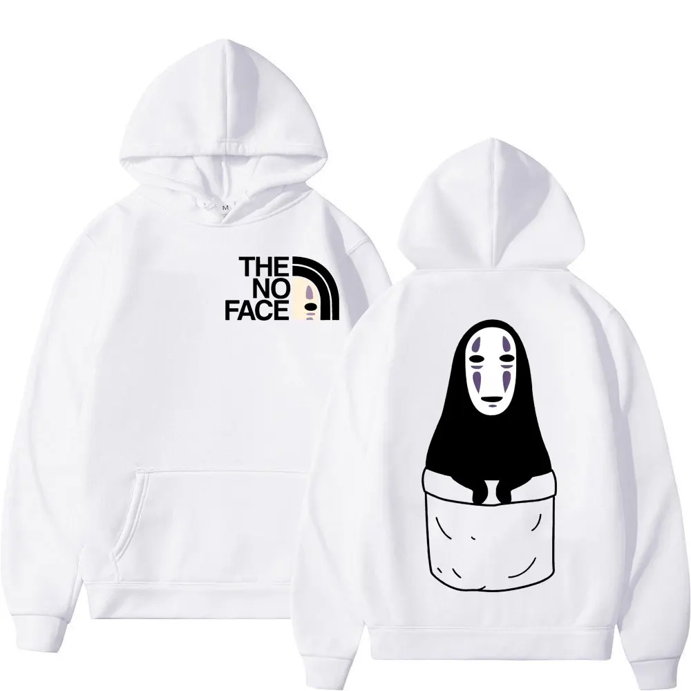 

Japan Anime Spirited Away No Face Man Print Hoodie Men Women Gothic Fashion Loose Sweatshirts High Street Casual Fleece Hoodies