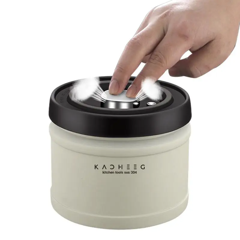 

Coffee Container Storage Bean Vacuum Sealed Tank Grain Tea Nut Storage Container Kitchen Storage Organizer Coffee Jar Bean