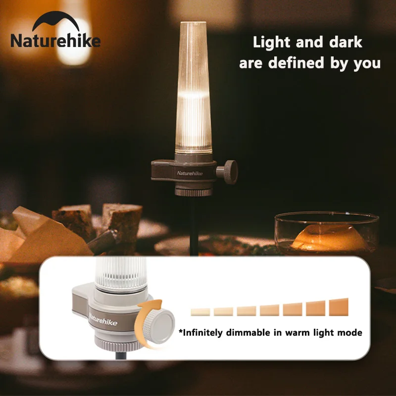 Портативный походный светильник Naturehike водонепроницаемый фонарь в виде свечи для