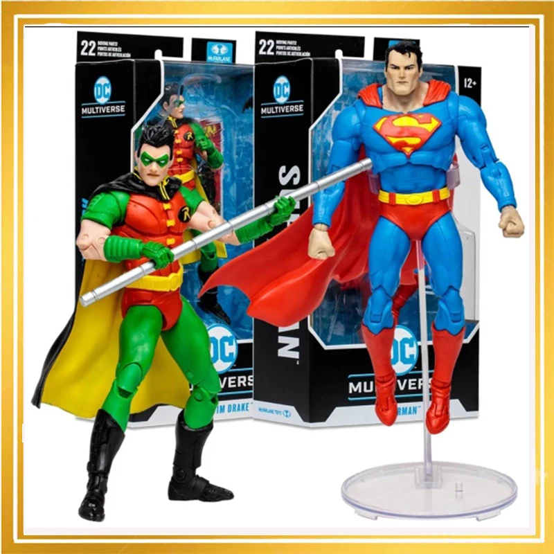 

Original 7" Pvc McFarlane Toys DC Comics 7" Robin Tim Drake superman Action Figure Mcfarlane CollectorToys Gifts