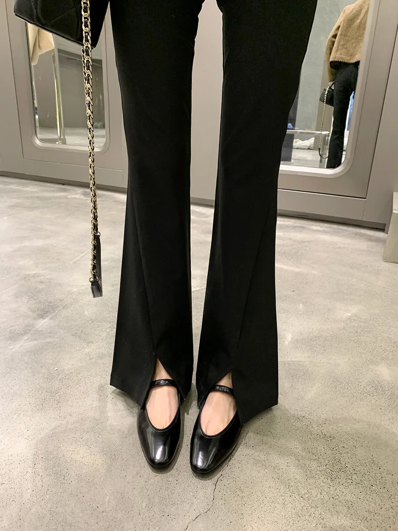 Женские туфли с закрытым носком Maxdutti Туфли Мэри Джейн на плоской подошве дамские