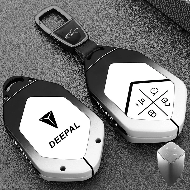 

Чехол для автомобильного ключа из цинкового сплава для Changan Deepal S7 S07 L07 S05 S7i SL03 G318 Shenlan, чехол для дистанционного управления, сумка, брелок, аксессуары