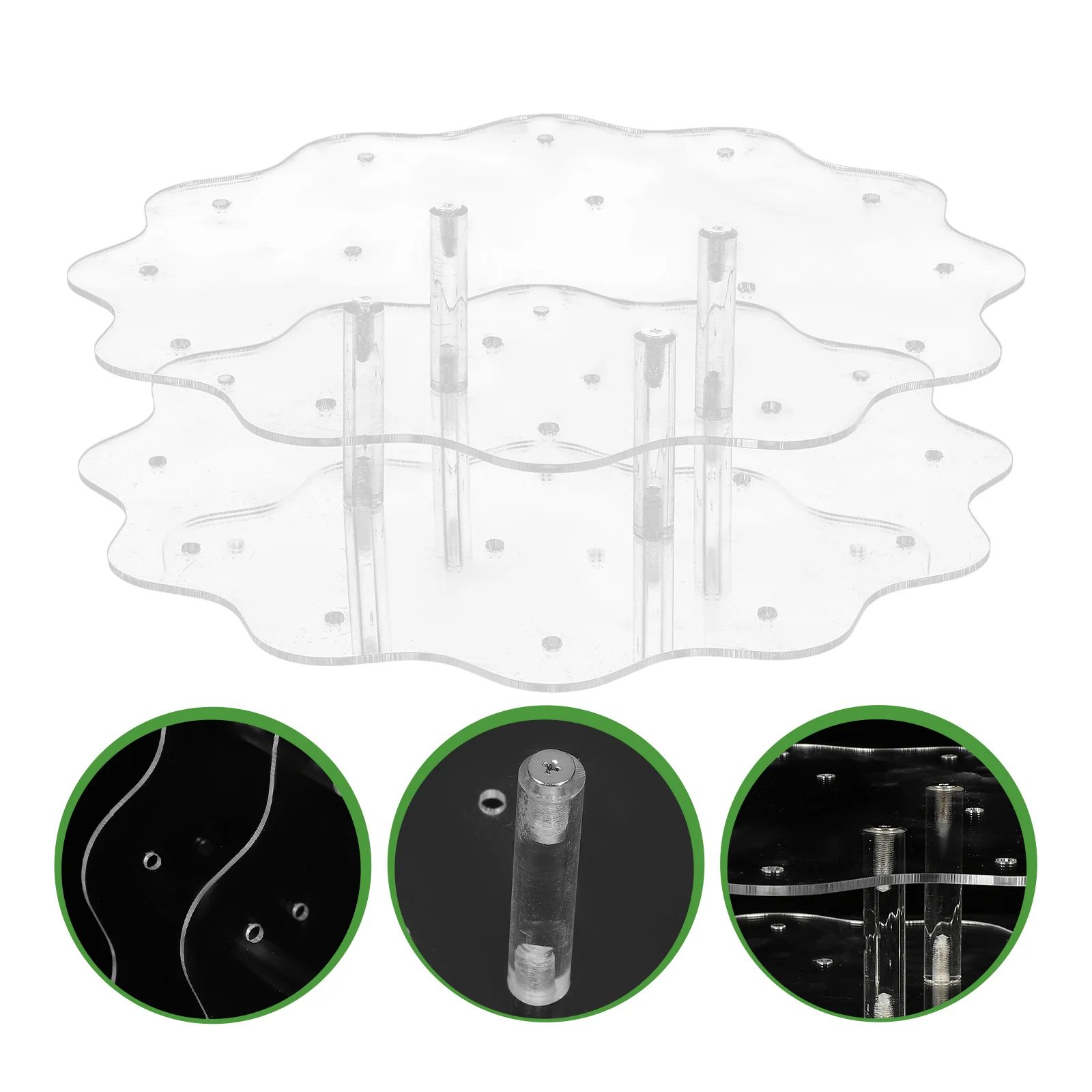 

Baby Shower Multipurpose Cake Holder Lollipop Holder Clear Cake Stand Candy Holder Lollipop Stand Cake Stand